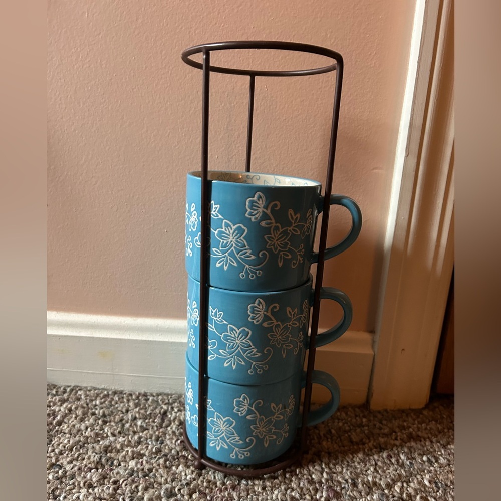 Set of 3 temptations brand mugs